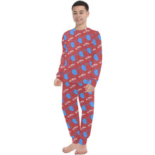 Load image into Gallery viewer, Big Boys' Crew Neck Long Pajama Set