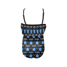 Load image into Gallery viewer, Kids' Spaghetti Strap Ruffle Swimsuit
