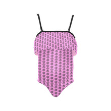 Load image into Gallery viewer, Kids' Spaghetti Strap Ruffle Swimsuit