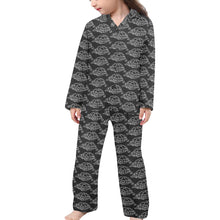 Load image into Gallery viewer, Little Girls' V-Neck Long Pajama Set