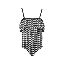 Load image into Gallery viewer, Kids' Spaghetti Strap Ruffle Swimsuit