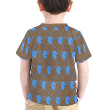 Load image into Gallery viewer, Little Boys' All Over Print Crew Neck T-Shirt