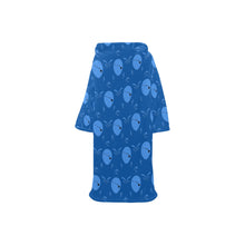 Load image into Gallery viewer, Blanket Robe with Sleeves for Kids