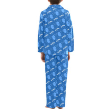 Load image into Gallery viewer, Big Boys' V-Neck Long Pajama Set