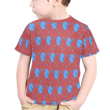 Load image into Gallery viewer, Little Boys' All Over Print Crew Neck T-Shirt