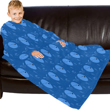 Load image into Gallery viewer, Blanket Robe with Sleeves for Kids