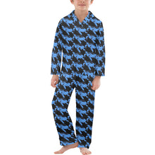 Load image into Gallery viewer, Big Boys' V-Neck Long Pajama Set