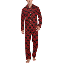 Load image into Gallery viewer, Bluwaii Men's V-Neck Pajama Set