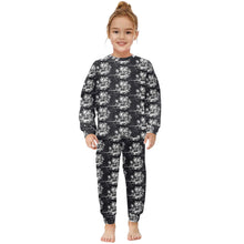 Load image into Gallery viewer, Little Girls' Crew Neck Long Pajama Set