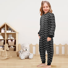 Load image into Gallery viewer, Little Girls' Crew Neck Long Pajama Set