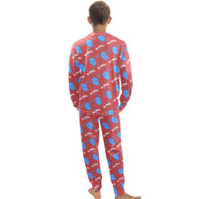 Load image into Gallery viewer, Big Boys' Crew Neck Long Pajama Set