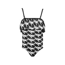 Load image into Gallery viewer, Kids' Spaghetti Strap Ruffle Swimsuit