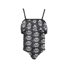 Load image into Gallery viewer, Kids' Spaghetti Strap Ruffle Swimsuit