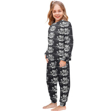 Load image into Gallery viewer, Little Girls' Crew Neck Long Pajama Set