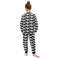 Load image into Gallery viewer, Little Girls' Crew Neck Long Pajama Set