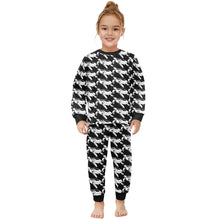 Load image into Gallery viewer, Little Girls' Crew Neck Long Pajama Set