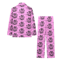 Load image into Gallery viewer, Little Girls' V-Neck Long Pajama Set