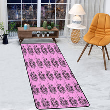 Load image into Gallery viewer, Bluwaii Area Rug with Black Binding 7'x3'3''