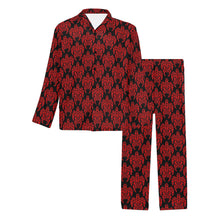 Load image into Gallery viewer, Bluwaii Men's V-Neck Pajama Set