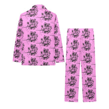 Load image into Gallery viewer, Big Girls' V-Neck Long Pajama Set