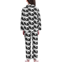 Load image into Gallery viewer, Big Girls' V-Neck Long Pajama Set