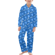 Load image into Gallery viewer, Big Boys' V-Neck Long Pajama Set