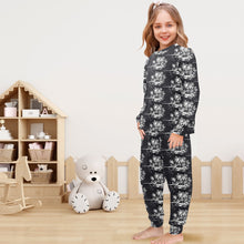Load image into Gallery viewer, Little Girls' Crew Neck Long Pajama Set