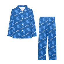 Load image into Gallery viewer, Big Girls' V-Neck Long Pajama Set