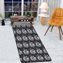 Load image into Gallery viewer, Bluwaii Area Rug with Black Binding 7'x3'3''
