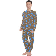 Load image into Gallery viewer, Big Boys' Crew Neck Long Pajama Set