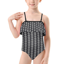 Load image into Gallery viewer, Kids' Spaghetti Strap Ruffle Swimsuit