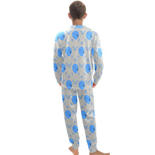Load image into Gallery viewer, Big Boys' Crew Neck Long Pajama Set