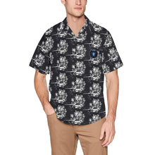 Load image into Gallery viewer, Bluwaii Hawaiian Shirt with Chest Pocket