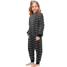 Load image into Gallery viewer, Little Girls' Crew Neck Long Pajama Set