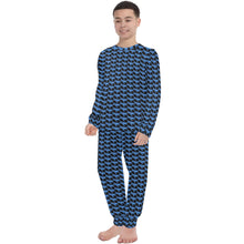 Load image into Gallery viewer, Big Boys' Crew Neck Long Pajama Set