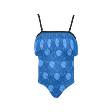 Load image into Gallery viewer, Kids' Spaghetti Strap Ruffle Swimsuit