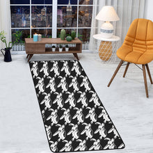 Load image into Gallery viewer, Bluwaii Area Rug with Black Binding 7'x3'3''