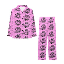Load image into Gallery viewer, Big Girls' V-Neck Long Pajama Set
