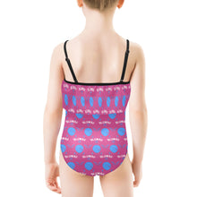 Load image into Gallery viewer, Kids' Spaghetti Strap Ruffle Swimsuit