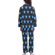 Load image into Gallery viewer, Big Girls' V-Neck Long Pajama Set