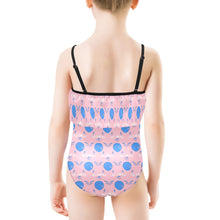 Load image into Gallery viewer, Kids' Spaghetti Strap Ruffle Swimsuit