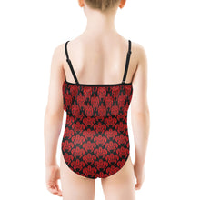 Load image into Gallery viewer, Kids' Spaghetti Strap Ruffle Swimsuit
