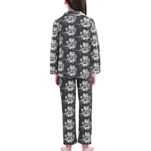 Load image into Gallery viewer, Big Girls' V-Neck Long Pajama Set