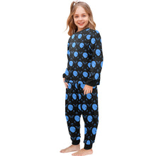 Load image into Gallery viewer, Little Girls' Crew Neck Long Pajama Set