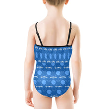 Load image into Gallery viewer, Kids' Spaghetti Strap Ruffle Swimsuit