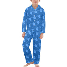Load image into Gallery viewer, Big Boys' V-Neck Long Pajama Set