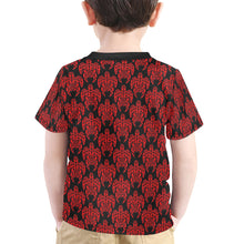 Load image into Gallery viewer, Little Boys' All Over Print Crew Neck T-Shirt