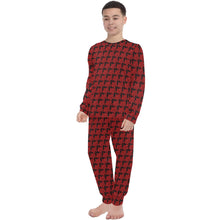 Load image into Gallery viewer, Big Boys' Crew Neck Long Pajama Set