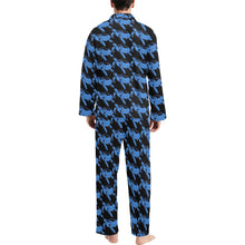Load image into Gallery viewer, Bluwaii Men's V-Neck Pajama Set