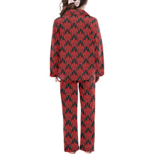 Load image into Gallery viewer, Little Girls' V-Neck Long Pajama Set